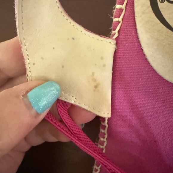 ABEO B.I.O Systems Delano Espadrille Wedge Suede Sandals in Fuchsia 10N - Picture 9 of 12